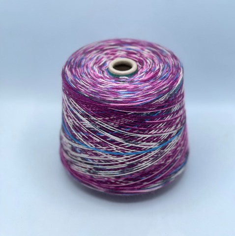 Бобинная пряжа, Calzeteria, 400м. 75% Меринос, 25% Полиамид,Лесный ягоды, 37582