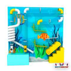 Детская интерактивная стена «Подводный мир», 2,59×2,2×0,4 м