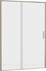 Aquanet AE65-N140-GBT AE65-N140-GBT Pleasure Evo, Дверь в нишу 1400 мм, зол.браш.никель/прозр. Easy Clean (352427) фото