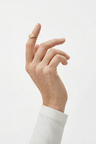 Кольцо на фалангу Флора мини