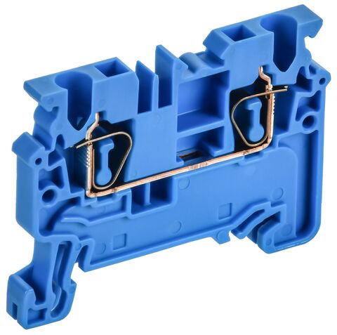 ARMAFIX Клемма пруж. CX2.5 BU 2,5мм2 проходная синяя IEK