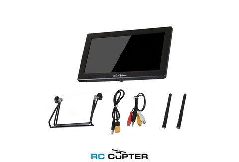 FPV монитор Hawkeye Captain X 10.2" 1024*600 с приёмником 4.9-6.0 ГГц, 96 ch, DVR, HDMI