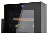 Винный шкаф Zugel ZCWF184DB черный