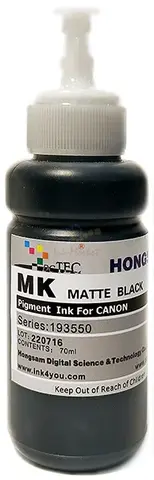 Чернила DCTec пигментные G3411 Black (чёрный) с дозатором 70 мл
