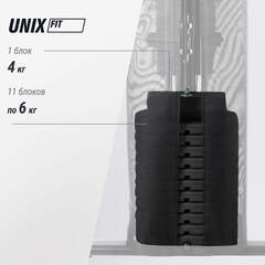 Силовой комплекс UNIX Fit BLOCK 70 MAX