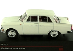 Moskvich-408 white 1968 IST102 IST Models 1:43