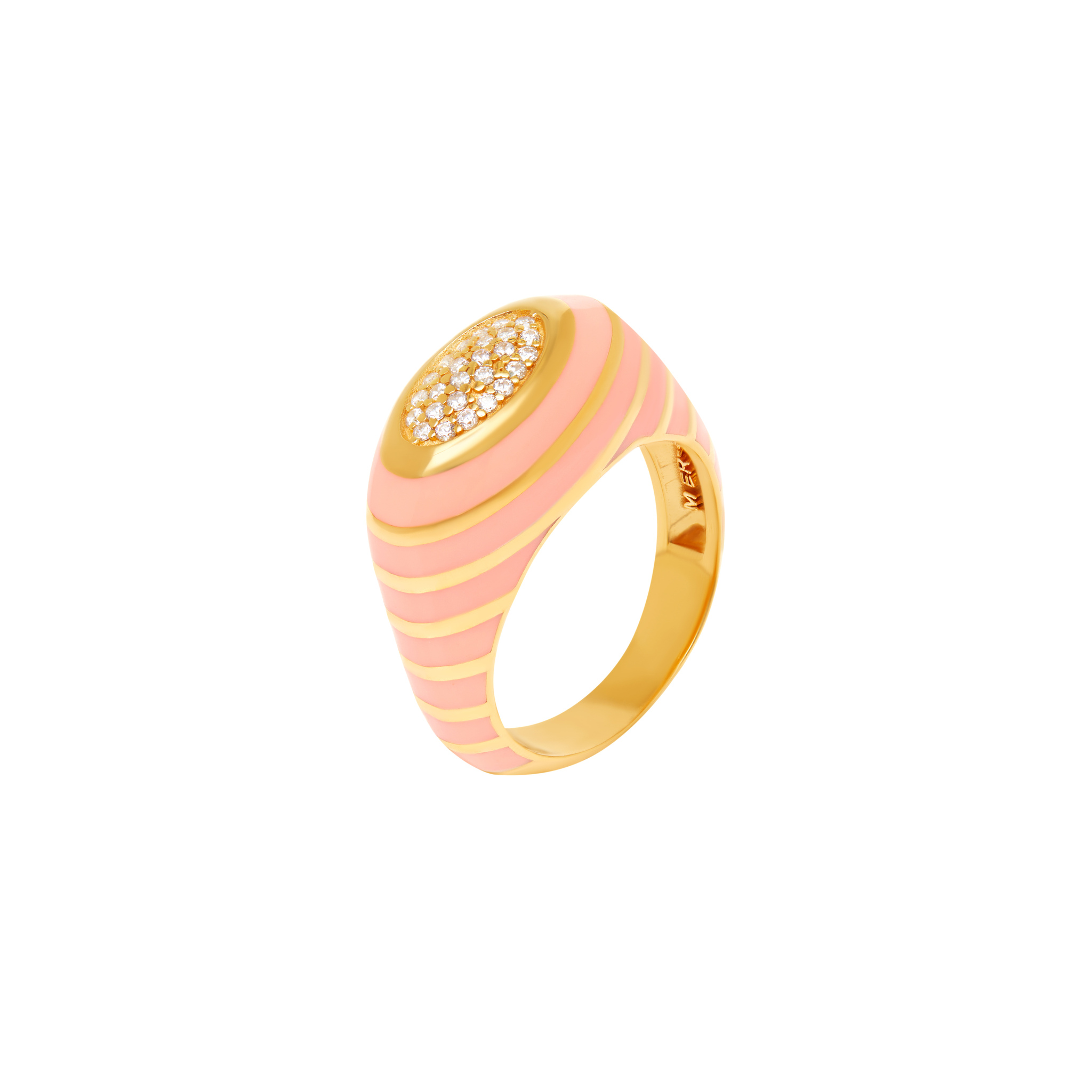 MER'S Кольцо I Got A Feeling Ring – Coral