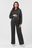 Спортивный костюм для беременных и кормящих 14627 темно-серый