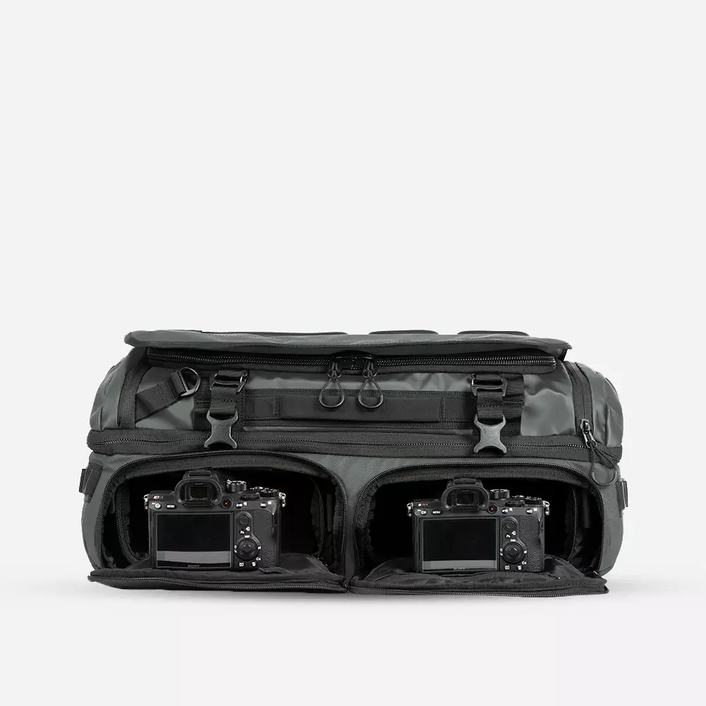 Hexad duffel bag top