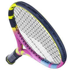 Теннисная ракетка Babolat Pure Aero RAFA 2 gen. - yellow/pink/blue + струны + натяжка в подарок