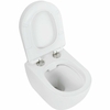 Подвесной безободковый унитаз Cezares Stylus CZR-513-TH-R/CZR-2011-SC, сиденье SoftClose, белый