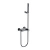 Boheme 123-SGM.4 Смеситель STICK для ванны SHINE GUN METAL SPIRALE