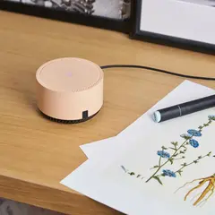 Умная колонка Yandex Станция Лайт Алиса на YaGPT бежевый 5W 1.0 BT 10м (YNDX-00025B)