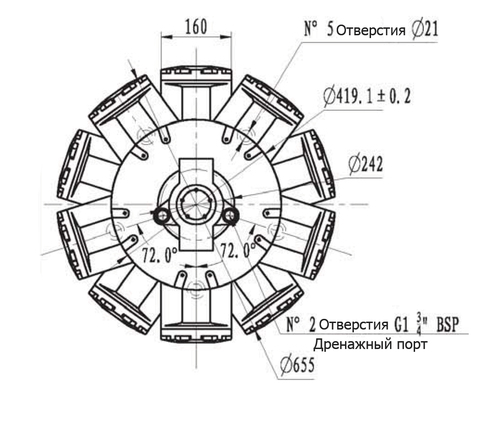 Гидромотор IMB 400-6800