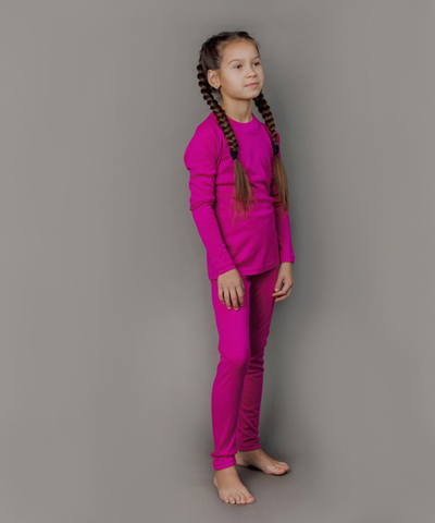 белье NORDSKI Warm Purple Jr NSJ364733, комплект