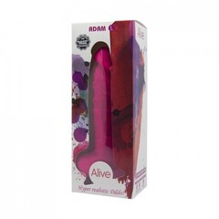 Фаллоимитатор Adam L розовый от Alive (19×4 см)