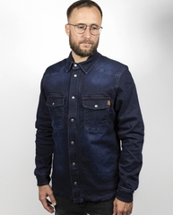 Моторубашка John Doe Motorshirt DENIM, тёмно-синий