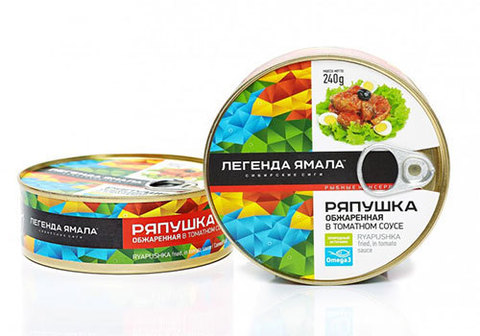 Ряпушка обжаренная в томатном соусе, 240г