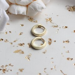 Швензы конго 14 мм, плоские, позолота, Ш224