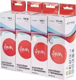 Чернила краска для принтера Epson Eco Tank L1110; 1210; 1250; 3110; 3111; 3116; 3150; 3151; 3156; 3160; 3210; 3211; 3250; 3251; 3256; 3260; 3266, набор 4 цвета, водорастворимый тип (черный, голубой, пурпурный, желтый), Sakura SIC13T00SBA (103 BK/C/M/Y)