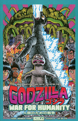 Godzilla War For Humanity #4 (Cover B)