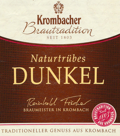 Пиво Krombacher Brautradition Dunkel