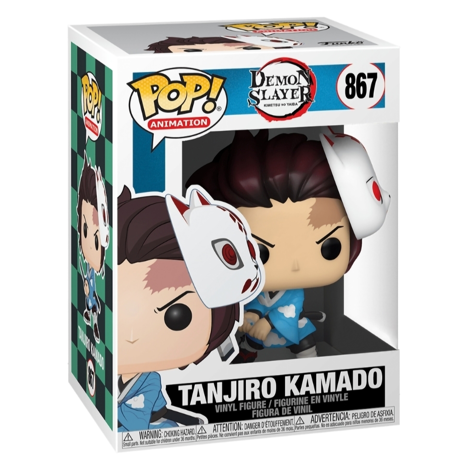 Фигурка Funko POP! Animation Demon Slayer Tanjiro Kamado w/Mask (Exc) 49632  - купить по выгодной цене | Магазин комиксов Убежище 14