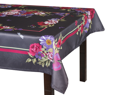 Скатерть 140x140 Blonder Home Gloria шоколадная