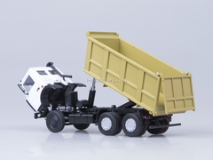 MAZ-5516 tipper white-yellow AutoHistory 1:43