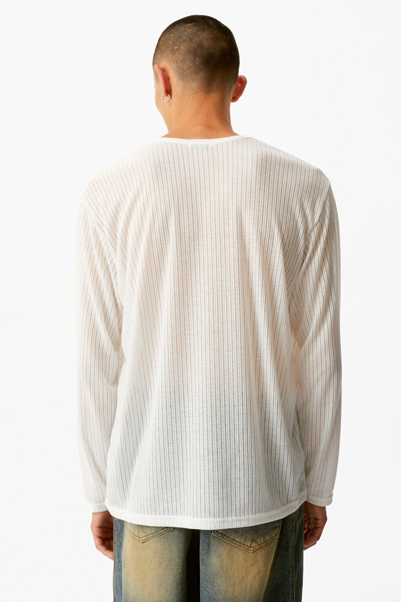 Белый лонгслив STAGE