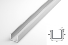 Швеллер Лука 13*16*13*1,5 Шв 06.2000.500 без окраса