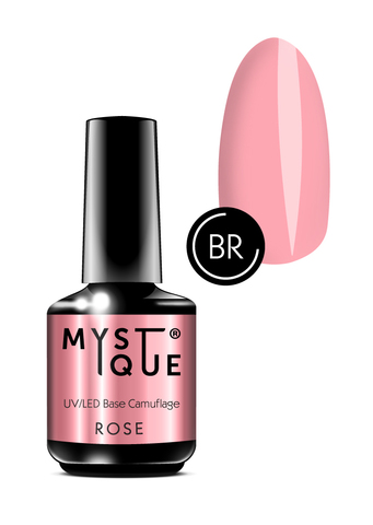 Mystique Камуфлирующее базовое покрытие «Rose» 15 мл