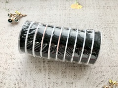 Нить силиконовая для бисера, 0,7 мм, черный
