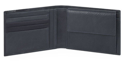 Кошелек мужской Piquadro Kobe, синий, кожа натуральная (PU257S105R/BLU)