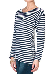 Купить Тельняшка летняя ВМФ (темно-синяя полоса) ГОСТ МИНОБОРОНЫ в Магазине тельняшек