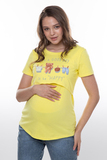 Футболка для беременных и кормящих 10590 желток
