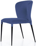 Стул Albert (Альберт), бархат синий 29