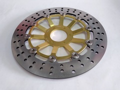 Диск тормозной передний золотой на Honda CBR F  VFR F ,CBR RR  ,VTR F .