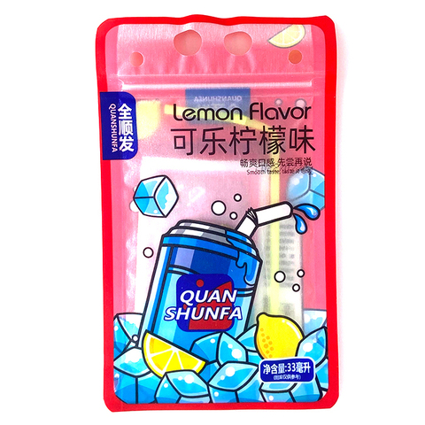 Растворимый напиток Quanshunfa Lemon Flavor со вкусом лимона (красная упаковка) 33 г