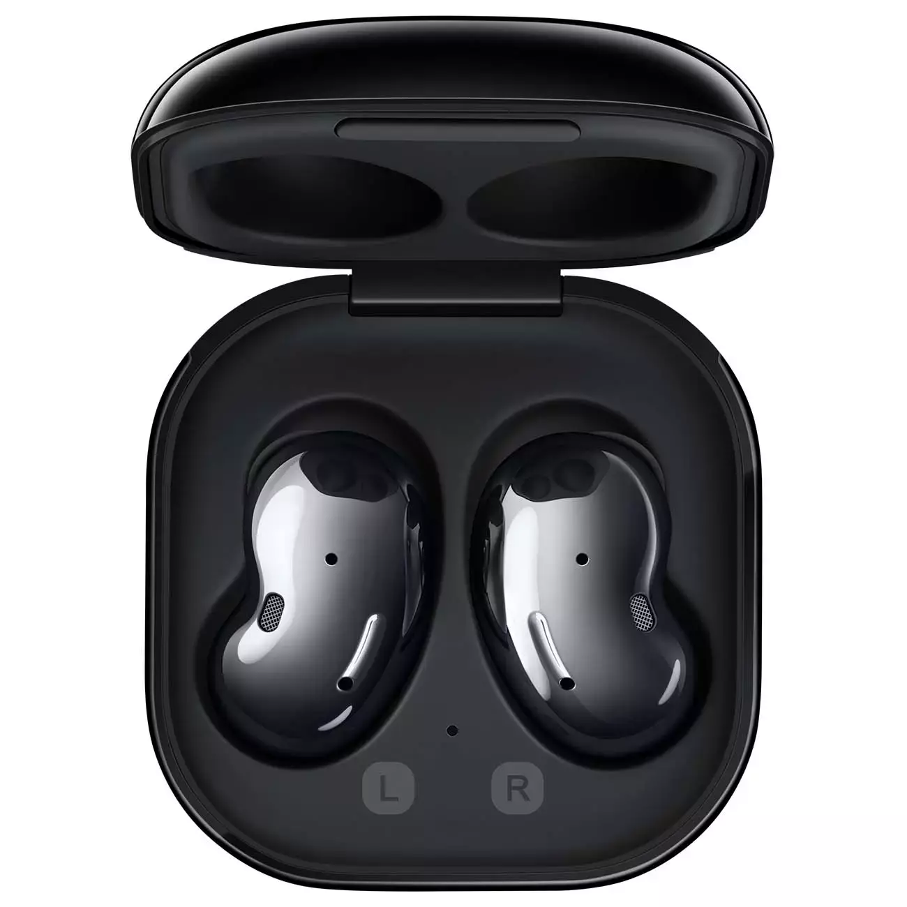 Беспроводные наушники Samsung Galaxy Buds Live, оникс Гарантия низких цен!  Большой ассортимент смартфонов, асксессуаров, детских игрушек, автотехники.  Скидки. Акции. Самовывоз. Доставка. Trade-in