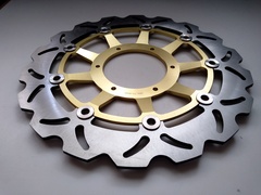 Диск тормозной передний лепестковый на Honda CBR RR 1000 2006-2007 / VTR SP1 RC51 1000 2000-2004