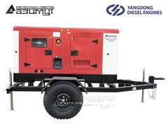 Дизельный генератор Азимут ЭД-60С-Т400-1РКМ55 Yangdong на шасси в кожухе