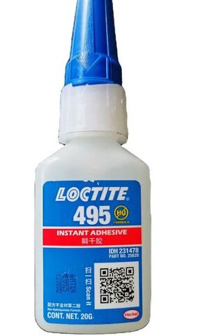 Loctite 495 (локтайт 495) клей для металлов, резины и пластмасс 20 г