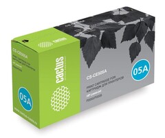 Картридж лазерный Cactus CS-CE505AS CE505A черный (2300стр.) для HP LJ P2055/P2035