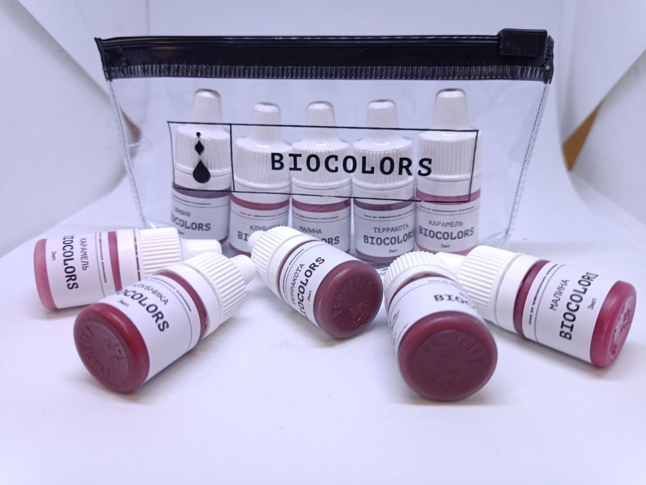 Набор губной палитры N2 Biocolos 5цветов по 3мл