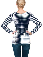 Купить Тельняшка летняя ВМФ (темно-синяя полоса) ГОСТ МИНОБОРОНЫ в Магазине тельняшек