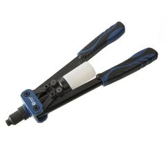 Заклепочник двуручный КОБАЛЬТ 320 мм, усиленный, заклепки 3,2-4,0-4,8 , контейнер, блистер (910-652)