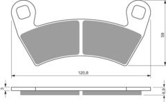 Тормозные колодки дисковые 313 S3