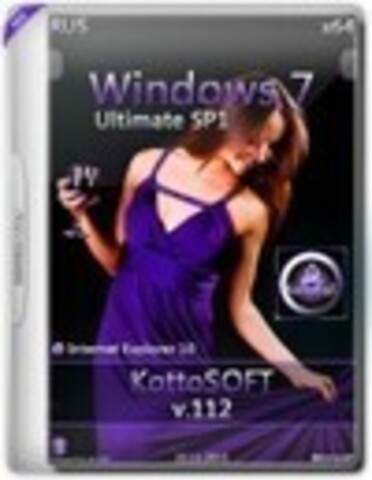 Windows 7 Ultimate SP1 x64 IE10 KottoSOFT v.112 [2015, RUS]