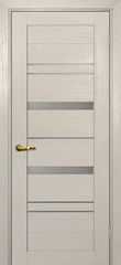 Дверь PSU-12 / Цвет Бланжевое дерево / белый сатинат / Двери PROFILO PORTE